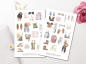 Preview: Fall Fashion Sticker Set